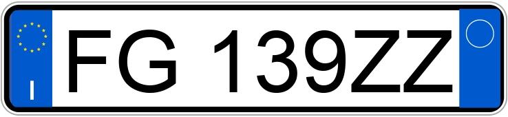 Numer rejestracyjny FG139ZZ posiada VOLKSWAGEN Golf 7a serie