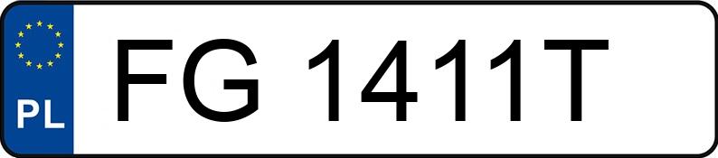 Numer rejestracyjny FG 1411T posiada MERCEDES-BENZ G 500 - FG1411T Numer rejestracyjny FG 1411T posiada MERCEDES-BENZ G 500 - FG1411T
