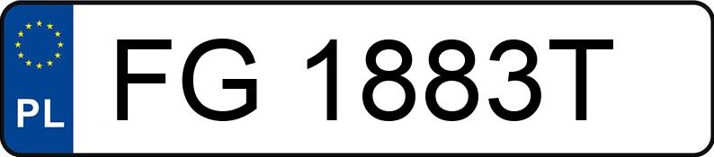 Numer rejestracyjny FG 1883T posiada SKODA FELICIA - FG1883T Numer rejestracyjny FG 1883T posiada SKODA FELICIA - FG1883T