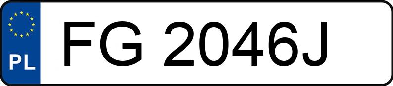 Numer rejestracyjny FG 2046J posiada BMW 318I - FG2046J Numer rejestracyjny FG 2046J posiada BMW 318I - FG2046J