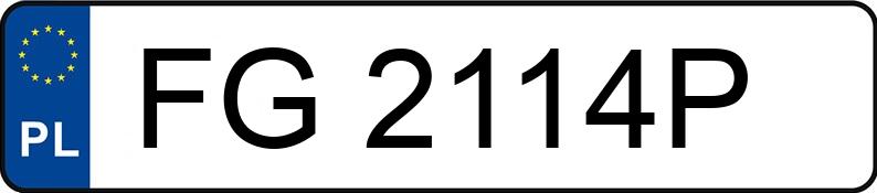 Numer rejestracyjny FG 2114P posiada BMW 730 Diesel MR`15 E6c G11/G12 xDrive Steptronic - FG2114P Numer rejestracyjny FG 2114P posiada BMW 730 Diesel MR`15 E6c G11/G12 xDrive Steptronic - FG2114P