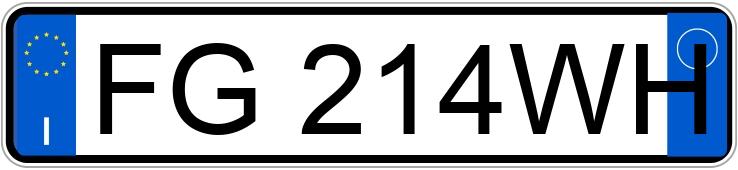 Numer rejestracyjny FG214WH posiada LOTUS Elise