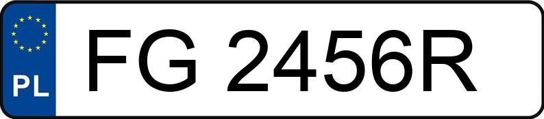 Numer rejestracyjny FG 2456R posiada FORD Fiesta 1.0 EcoBoost MR`17 E6 Active X - FG2456R