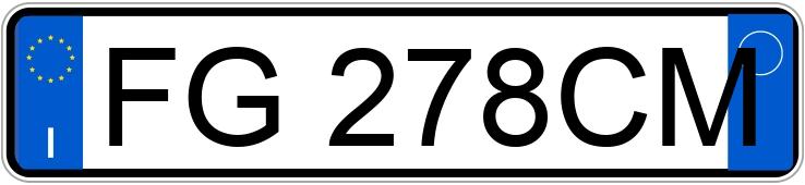 Numer rejestracyjny FG278CM posiada FIAT 500 Numer rejestracyjny FG278CM posiada FIAT 500