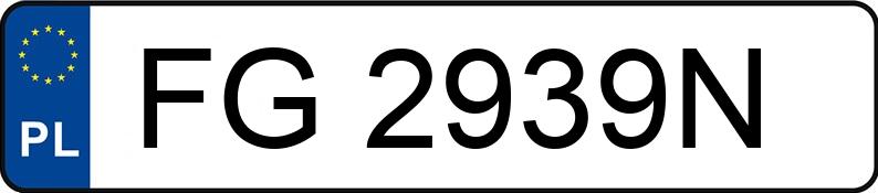 Numer rejestracyjny FG 2939N posiada BMW X4 XDRIVE20D - FG2939N