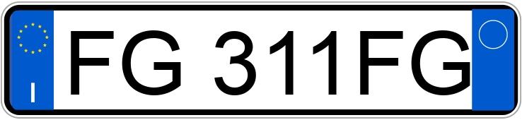 Numer rejestracyjny FG311FG posiada TOYOTA Yaris 3a serie Numer rejestracyjny FG311FG posiada TOYOTA Yaris 3a serie