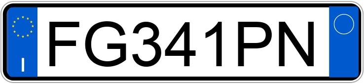 Numer rejestracyjny FG341PN posiada LANCIA Ypsilon 3a serie