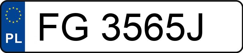 Numer rejestracyjny FG 3565J posiada LANCIA Delta 1.9 Diesel MR`11 E5 Momo - FG3565J