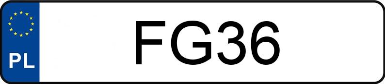 Numer rejestracyjny FG 36 posiada DODGE Grand Caravan 3.6 Kat. MR`11 SE Aut. - FG36