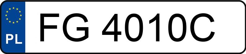 Numer rejestracyjny FG 4010C posiada MAN A 21 - FG4010C