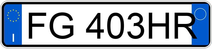 Numer rejestracyjny FG403HR posiada VOLKSWAGEN Golf 7a serie Numer rejestracyjny FG403HR posiada VOLKSWAGEN Golf 7a serie