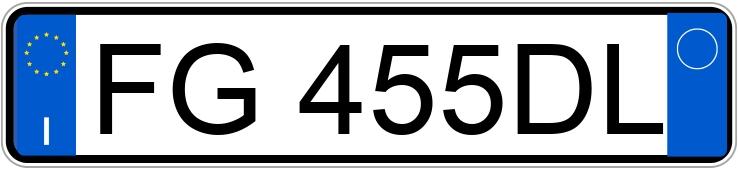 Numer rejestracyjny FG455DL posiada FIAT 500X