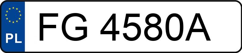 Numer rejestracyjny FG 4580A posiada SAAB 9-3 Sport Kombi TiD MR`08 E4 Vector PF - FG4580A Numer rejestracyjny FG 4580A posiada SAAB 9-3 Sport Kombi TiD MR`08 E4 Vector PF - FG4580A