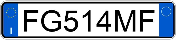 Numer rejestracyjny FG514MF posiada LAND ROVER RR Evoque 1a serie