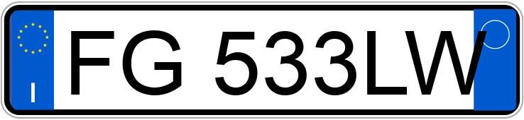 Numer rejestracyjny FG533LW posiada LANCIA Ypsilon 3a serie Numer rejestracyjny FG533LW posiada LANCIA Ypsilon 3a serie
