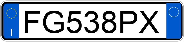 Numer rejestracyjny FG538PX posiada HYUNDAI i20 2a serie