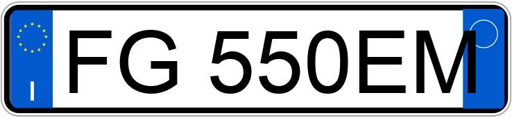 Numer rejestracyjny FG550EM posiada MERCEDES Classe C Cpe