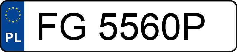 Numer rejestracyjny FG 5560P posiada BMW 330I XDRIVE - FG5560P