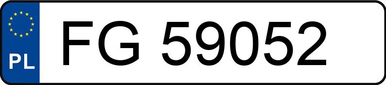 Numer rejestracyjny FG 59052 posiada SKODA OCTAVIA - FG59052 Numer rejestracyjny FG 59052 posiada SKODA OCTAVIA - FG59052