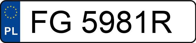 Numer rejestracyjny FG 5981R posiada VOLKSWAGEN Passat B6 2.0 TDI MR`05 E4 Highline DPF - FG5981R Numer rejestracyjny FG 5981R posiada VOLKSWAGEN Passat B6 2.0 TDI MR`05 E4 Highline DPF - FG5981R