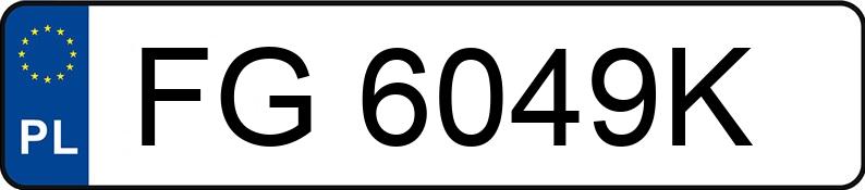 Numer rejestracyjny FG 6049K posiada SEAT LEON - FG6049K Numer rejestracyjny FG 6049K posiada SEAT LEON - FG6049K