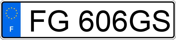 Numer rejestracyjny FG606GS posiada TOYOTA AYGO