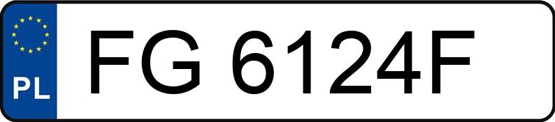 Numer rejestracyjny FG 6124F posiada BMW 525 Diesel Kat. MR`95 E39 525 Diesel Kat. MR`95 E39 - FG6124F