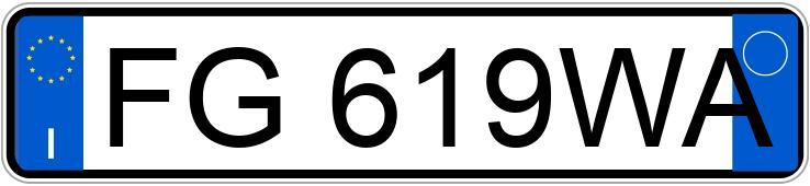 Numer rejestracyjny FG619WA posiada MERCEDES Vito 4as.