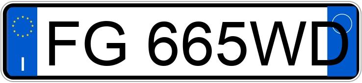 Numer rejestracyjny FG665WD posiada HONDA HR-V 2a serie