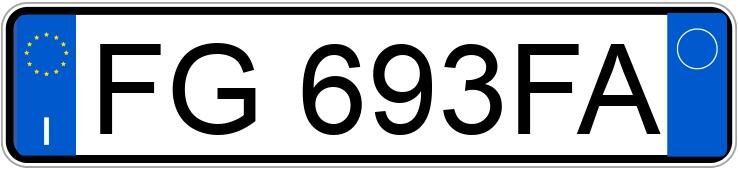 Numer rejestracyjny FG693FA posiada AUDI A1-S1