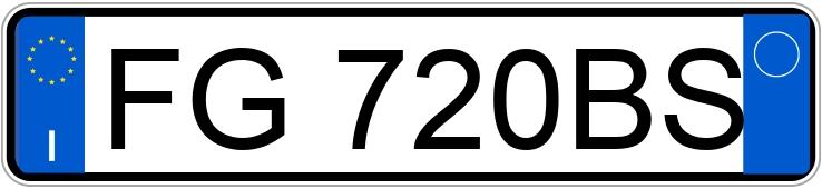 Numer rejestracyjny FG720BS posiada RENAULT CLIO