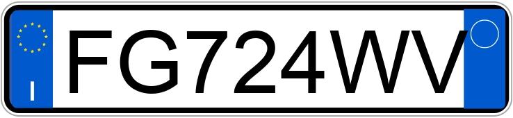 Numer rejestracyjny FG724WV posiada AUDI A5 2a serie