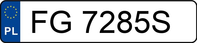 Numer rejestracyjny FG 7285S posiada AUDI Q5 MR`13 E5 8R Q5 MR`13 E5 8R - FG7285S