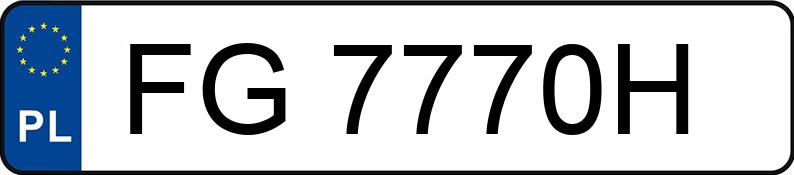 Numer rejestracyjny FG 7770H posiada BMW 318D - FG7770H Numer rejestracyjny FG 7770H posiada BMW 318D - FG7770H