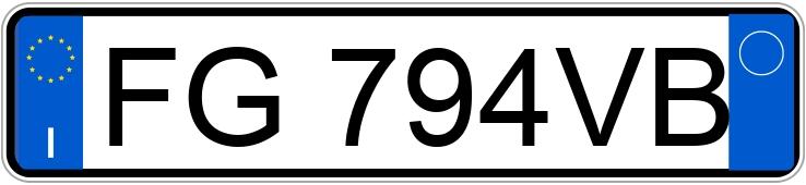 Numer rejestracyjny FG794VB posiada PEUGEOT 208 1o serie