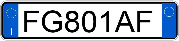 Numer rejestracyjny FG801AF posiada KIA Sportage 4a serie