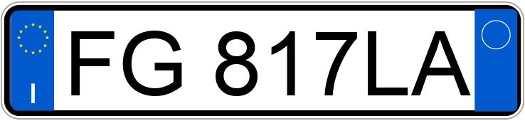 Numer rejestracyjny FG817LA posiada FORD Fiesta 6a serie