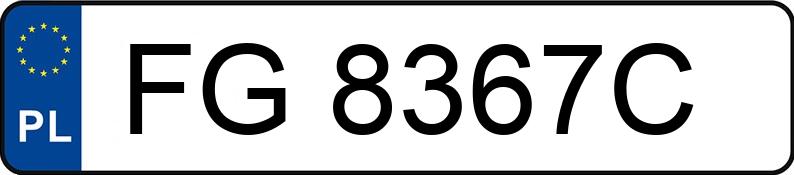 Numer rejestracyjny FG 8367C posiada OPEL ASTRA - FG8367C