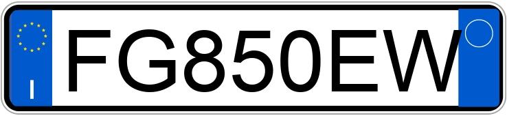 Numer rejestracyjny FG850EW posiada AUDI A3 3a serie