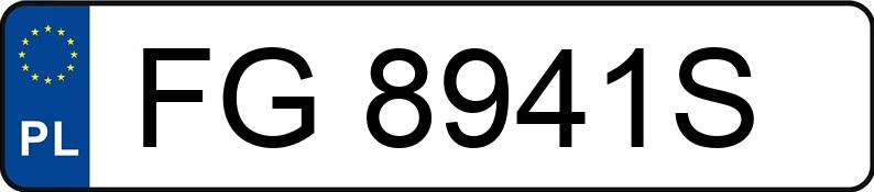 Numer rejestracyjny FG 8941S posiada FORD C-MAX - FG8941S