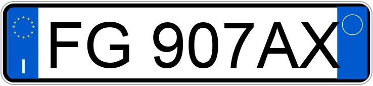 Numer rejestracyjny FG907AX posiada LANCIA Ypsilon 3a serie Numer rejestracyjny FG907AX posiada LANCIA Ypsilon 3a serie