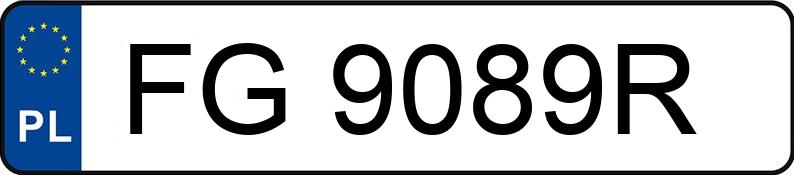 Numer rejestracyjny FG 9089R posiada BMW 520 Diesel DPF MR`07 E4 E60 520 Diesel DPF MR`07 E4 E60 - FG9089R