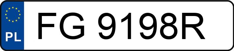 Numer rejestracyjny FG 9198R posiada AUDI A3 - FG9198R Numer rejestracyjny FG 9198R posiada AUDI A3 - FG9198R