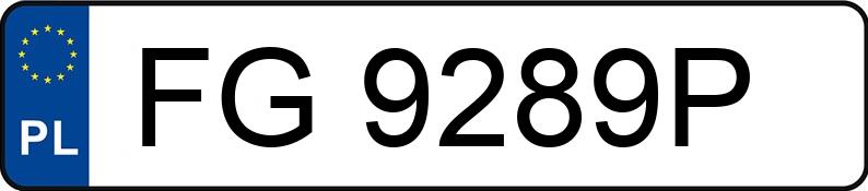 Numer rejestracyjny FG 9289P posiada BMW 320D - FG9289P Numer rejestracyjny FG 9289P posiada BMW 320D - FG9289P