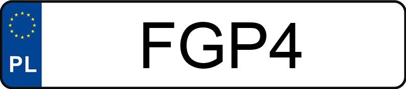 Numer rejestracyjny FGP 4 posiada JEEP Wrangler Unlimited 3.6 MR`11 E5 Rubicon Aut. - FGP4