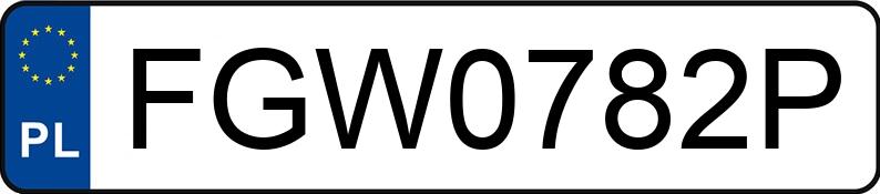 Numer rejestracyjny FGW 0782P posiada SCHMITZ CARGOBULL SCB - FGW0782P