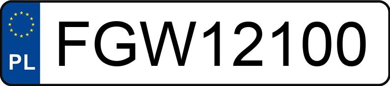 Numer rejestracyjny FGW 12100 posiada MERCEDES-BENZ S 350 BlueTEC MR`09 E5 221 S 350 BlueTEC MR`09 E5 221 - FGW12100