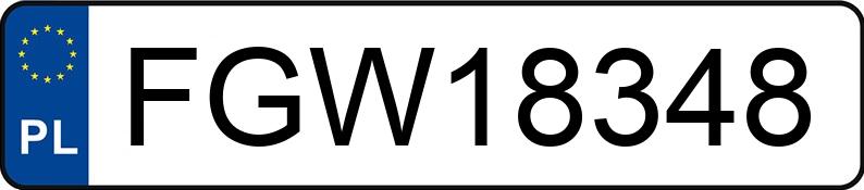 Numer rejestracyjny FGW 18348 posiada OPEL INSIGNIA - FGW18348 Numer rejestracyjny FGW 18348 posiada OPEL INSIGNIA - FGW18348