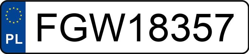 Numer rejestracyjny FGW 18357 posiada VOLVO C30 - FGW18357 Numer rejestracyjny FGW 18357 posiada VOLVO C30 - FGW18357