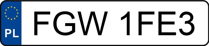 Numer rejestracyjny FGW 1FE3 posiada TOYOTA YARIS - FGW1FE3 Numer rejestracyjny FGW 1FE3 posiada TOYOTA YARIS - FGW1FE3